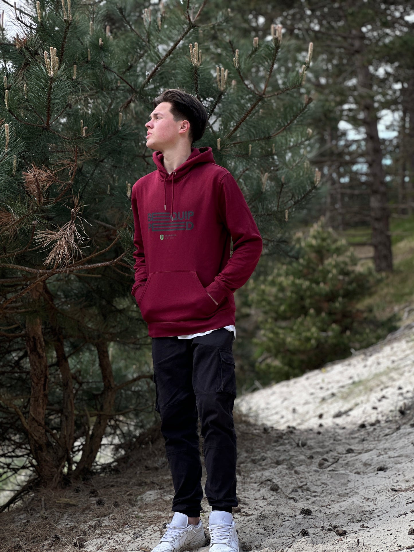 BQP Hoodie Burgundy